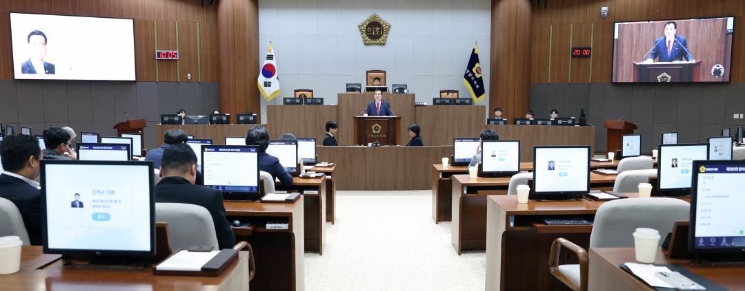 제365회 임시회 제2차 본회의 방한일 의원 도정질문