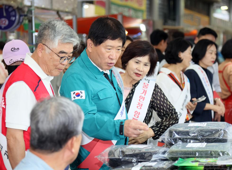 2025 추석명절 천안 전통시장 방문