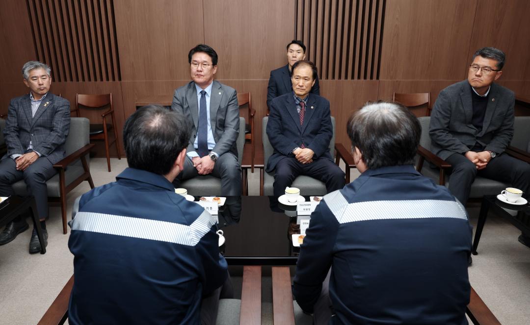 '제358회 임시회 건설소방위원회 현장방문' 게시글의 사진(80) '0414_당진현대제철 현장방문31.jpg'