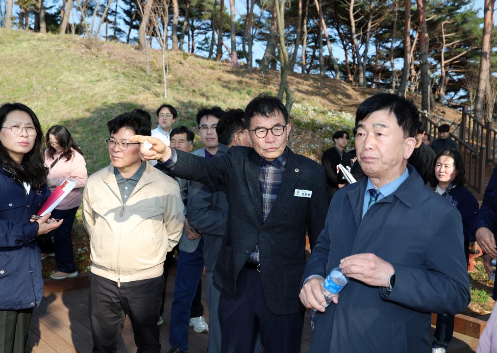 '제358회 임시회 보건복지환경위원회 현장방문' 게시글의 사진(187) '0415_안면도 수목원 현장방문52.jpg'