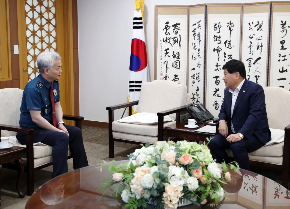 '배대희 충청남도경찰청장 접견' 게시글의 사진(3) '0830_충남경찰청장 접견03.jpg'