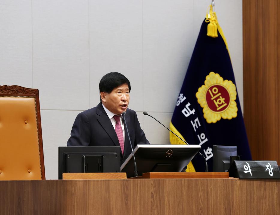 '제356회 정례회 제1차 본회의' 게시글의 사진(9) '241105_제356회 임시회 제1차 본회의 (103).JPG'