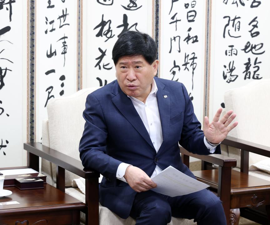 '충청남도자원봉사센터 센터장 및 일행 접견' 게시글의 사진(9) '0410_충남자원봉사협회 접견09.jpg'