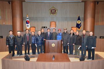 예산군 고덕농협산악회 회원 방문(2013.02.28.)