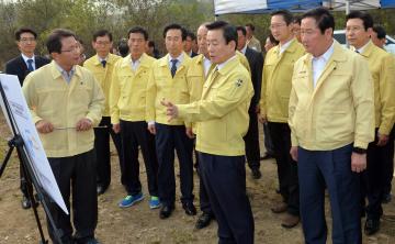 김기영 의장, 박인용 국민안전처 장관에게 가뭄 피해 재정 요청