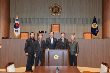 보령시의회 편삼범부의장 방문(2013.02.27.)